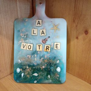 plateau en résine
